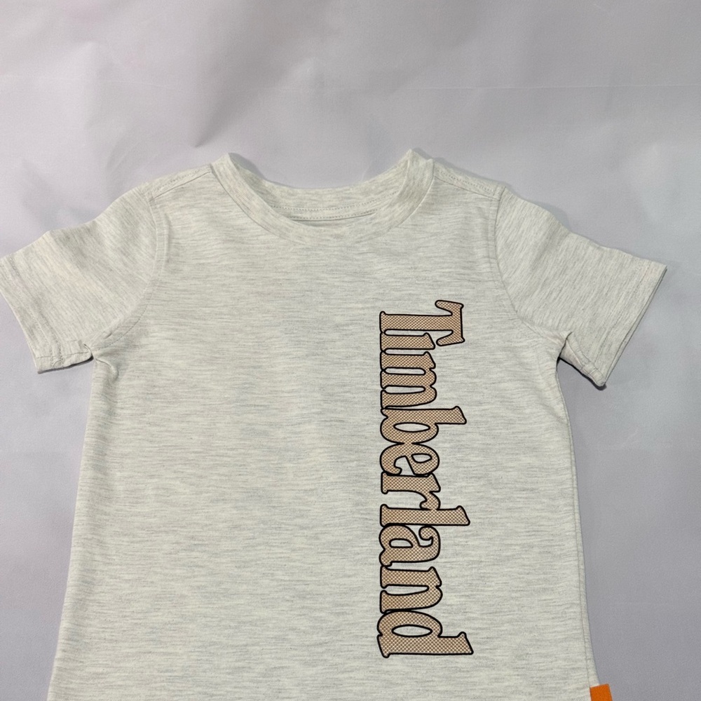 Timberland Kids Light Gray Tee 4T